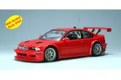 AUTOart BMW M3 GTR 2005 24 HRS Nurburgring Plain Body Version Red 1:18 80530