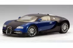 AUTOart Bugatti EB 16.4 Veyron Show Car Black Blue Metallic 1:18 70903
