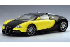 AUTOart Bugatti EB 16.4 Veyron Show Car Black Yellow 1:18 70904