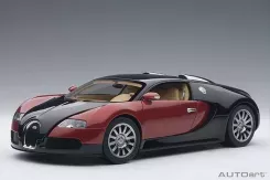 AUTOart Bugatti Veyron 16.4 Production Car 001 Red Black 1:18 70909
