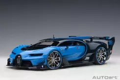 AUTOart Bugatti Vision GT Bugatti Light Blue Racing Blue Carbon 1:18 70986