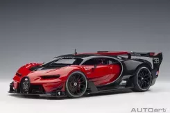 AUTOart Bugatti Vision GT Italian Red Black Carbon 1:18 70988