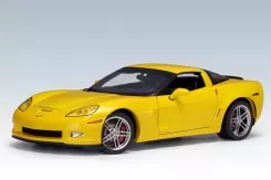 AUTOart Chevrolet Corvette C6 Z06 2005 Yellow 1:18 71232