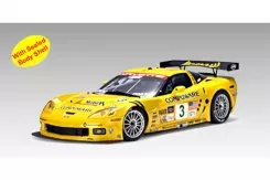 AUTOart Chevrolet Corvette C6R 2005 2nd Laguna SECA Race Car 3 J.O Connell R.Fellows 1:18 80505