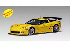 AUTOart Chevrolet Corvette C6R Plain Body Version Yellow 1:18 80551