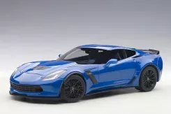 AUTOart Chevrolet Corvette C7 Z06 Laguna Blue Tintcoat 1:18 71265