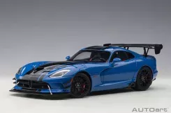 AUTOart Dodge Viper ACR VX 2017 Competition Blue with Black Stripes 1:18 71734