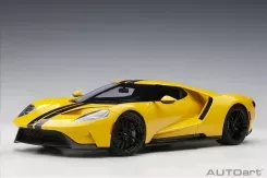 AUTOart Ford GT 2017 Triple Yellow with Black Stripes 1:18 72944