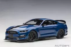 AUTOart Ford Mustang 6 Shelby GT-350R Lightning Blue with Black Stripes 1:18 72933