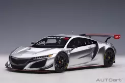 AUTOart Honda NSX GT3 NC1 2018 Hyper Silver 1:18 81897