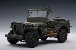 AUTOart Jeep Willys with Accessories Army Green 1:18 74006