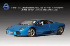 AUTOart Lamborghini Murcielago 40th Anniversary Edition 2001 Artemis Green Metallic 1:18 74515
