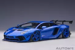 AUTOart Liberty Walk LB-Works Lamborghini Aventador Limited Edition Hyper Blue 1:18 79183