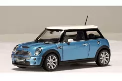 AUTOart MINI Cooper S R53 2002 Electric Blue 1:43 54841