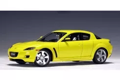 AUTOart Mazda RX-8 2003 LHD Lighting Yellow 1:18 75921