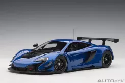 AUTOart McLaren 650S GT3 Plain Body Version Blue Metallic 1:18 81641