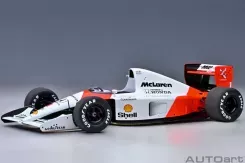 AUTOart McLaren Honda MP4-6 1991 1 with McLaren logo A.Senna 1:18 89140