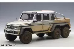 AUTOart Mercedes-Benz G63 AMG 6x6 Silver with Mud 1:18 76305
