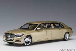 AUTOart Mercedes-Maybach S-Klasse S600 W222 Pullman Gold 1:18 76298