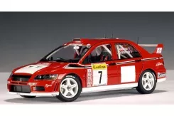 AUTOart Mitsubishi Lancer Evolution VII WRC 2002 F.Delecour D.Grataloup 7 Rally Monte Carlo 1:18 80251