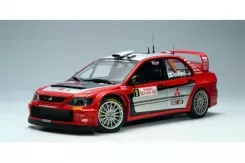 AUTOart Mitsubishi Lancer WRC05 Rovanpera 91 Rally Monte Carlo 1:18 80540