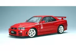AUTOart Nissan Skyline GT-R R34 Nismo R-Tune Version Active Red 1:18 77357