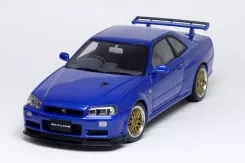 AUTOart Nissan Skyline GT-R R34 V-Spec II Bayside Blue 1:18 77336