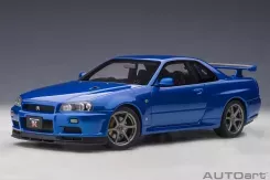 AUTOart Nissan Skyline GT-R R34 V-spec II Bayside Blue 1:18 77408