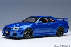 AUTOart Nissan Skyline GT-R R34 Z-tune Bayside Blue 1:18 77462