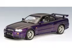 AUTOart Nissan Skyline R34 GTR 1990 Midnight Purple 1:43 57303