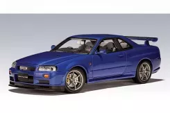 AUTOart Nissan Skyline R34 GTR V-Spec II Bayside Blue 1:18 77331