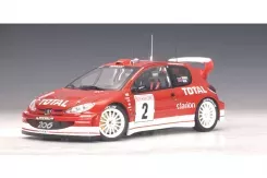 AUTOart Peugeot 206 WRC R.Burns R.Reid 2 Rally Monte Carlo 1:18 80357