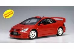AUTOart Peugeot 307 WRC 2005 Plain Body Version Red 1:18 80557