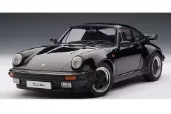 AUTOart Porsche 911 3.3 Turbo 1986 Black 1:18 77981