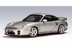 AUTOart Porsche 911 996 GT2 2002 Silver 1:18 77841