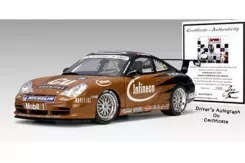 AUTOart Porsche 911 996 GT3R 2004 Asian Carrera Cup Charles Kwan 1 Driver Edition 1:18 80487A