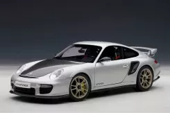 AUTOart Porsche 911 997 GT2 RS Silver 1:18 77961
