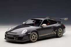 AUTOart Porsche 911 997.2 GT3 RS Grey Black with White Gold Metal Stripe 1:18 78142