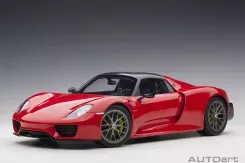 AUTOart Porsche 918 Spyder Weissach Package Guards Red 1:12 12122