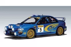 AUTOart Subaru Impreza WRC 1999 R. Burns R.Reid 5 Rally Monte Carlo Night Race Version 1:18 89994