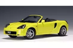 AUTOart Toyota MR2-Spyder W30 2000 RHD Yellow 1:18 78717