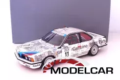AUTOart BMW 635 CSi e24 24h Spa 1986 Winner Quester Tassin white dealer edition 1:18 80430145826