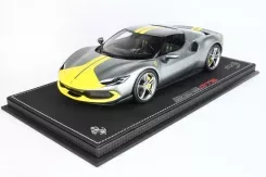 BBR Ferrari 296 GTS Assetto Fiorano Gray Corburn 1:18 P18211A