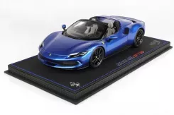 BBR Ferrari 296 GTS Rancing Blue 1:18 P18215F