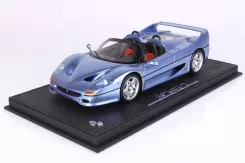 BBR Ferrari F50 Coupe 1995 Spider Version California Light Blue Metallic 1:18 P18190G