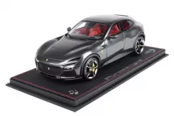 BBR Ferrari Purosangue Grey Silverstone Metallic 1:18 P18219A