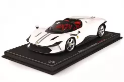 BBR Ferrari SP3 Daytona Icona Series Matt Metallic Italian White 1:18 P18214B