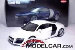 Kyosho Audi R8 4.2 FSI V8 2007 white 1:18 09213W