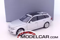 Kyosho BMW 3-Series touring e91 titan silver dealer edition 1:18 80430394360