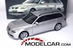 Kyosho BMW 545i touring e61 silver 1:18 08592S